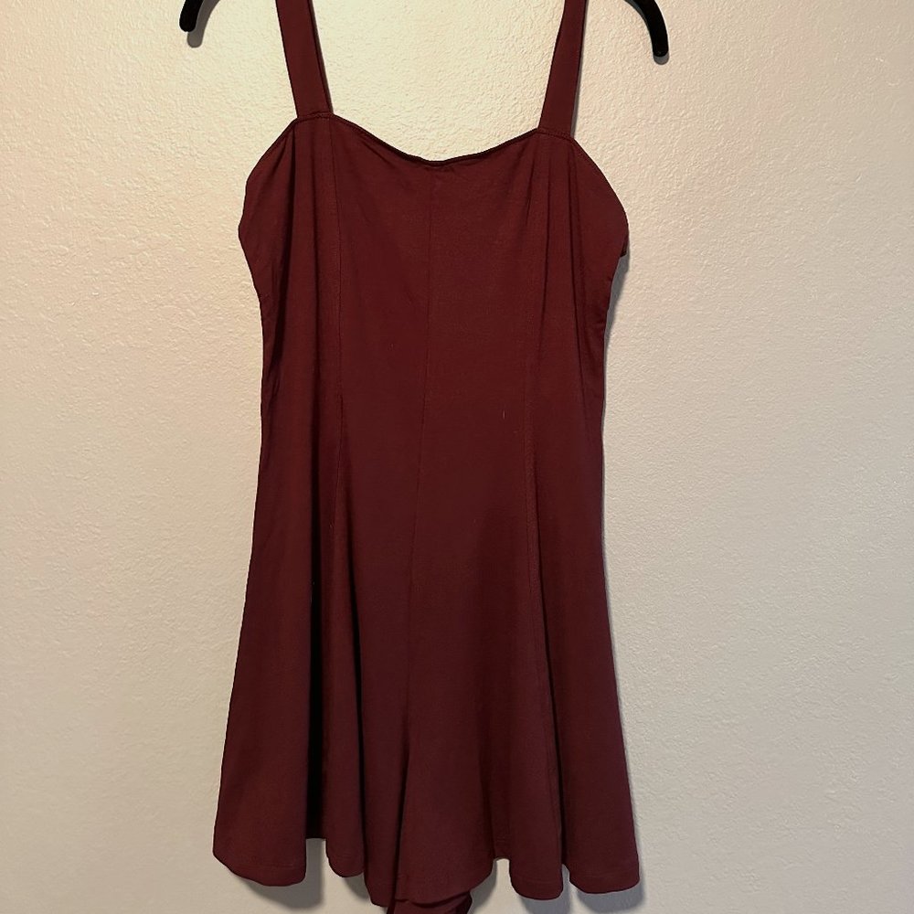 Forever 21 Wine Red Romper -Large